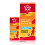 Seven Seas Multi-Vitamin Syrup + Cod liver Oil 100ml/500ml - Image 2