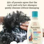 Aveeno Kids Curly Hair Shampoo – 354ml | With Oat Extract & Shea Butter - Image 2