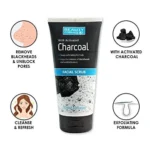 Beauty Formulas Activated Charcoal Facial Scrub – Deep Clean Exfoliator for Blackhead & Pore Control (150ml) - Image 3
