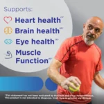 Centrum Silver Men 50+ Multivitamin – Heart, Brain, Eye & Muscle Health Support (200 Tablets) - Image 2