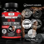 KAYA Naturals Ultra Testosterone – 1305mg | Boost Energy, Strength & Performance | 90 Veg Capsules | 30 Day Supply - Image 4