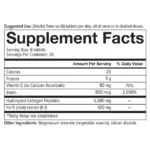 Youtheory Men’s Collagen Advanced Powerful Protein Peptides 160 Tablets - Image 3