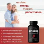 Nutra Champs Korean Panax Ginseng 12,000 mg – 120 Vegan Capsules - Image 2