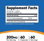 Nutricost 5-HTP 200mg – Natural Mood & Sleep Support Supplement (60 Capsules) - Image 3