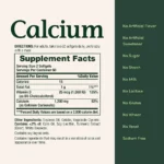 Nature’s Bounty Calcium 1200mg Plus Vitamin D3 (25 mcg / 1000 IU) – 120 Softgels - Image 3