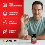 X Gold Health Maca + Panax Ginseng Ultra Concentrated 120 Veggie Capsules | USA Made - Image 3