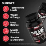 Force Factor Test X180 Testosterone Boosters, 120 Tablets | USA Force Factor - Image 3