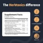 Herbtonics Shilajit for Men & Women with Ashwagandha, Korean Red Ginseng, Rhodiola Rosea, Ginkgo Biloba, Tongkat | 60 Vegan Capsules - Image 4