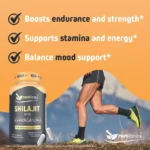 Herbtonics Shilajit for Men & Women with Ashwagandha, Korean Red Ginseng, Rhodiola Rosea, Ginkgo Biloba, Tongkat | 60 Vegan Capsules - Image 5