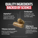 FORCE FACTOR Test X180 Legend Testosterone - 120 Capsules - Image 3
