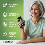 X Gold Health Ashwagandha Tongkat Ali Maca Fenugreek - 120 Capsules | Men's Vitality & Performance - Image 3
