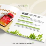 Nutravita Raw Apple Cider Vinegar 1650MG with The Mother - High Strength - 180 Vegan Capsules - Image 4
