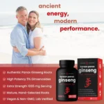Nutra Champs Korean Panax Ginseng 10,650 mg – Energy, Performance & Focus Support (120 Vegan Capsules) - Image 2