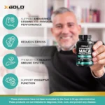 X Gold Health Ashwagandha Maca 120 Capsules, USA - Image 3