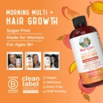 MaryRuth's Liquid Multivitamin+Hair Growth Clinically Tested for Thicker Hair & Facial Wrinkles in Women 450ml - Image 3
