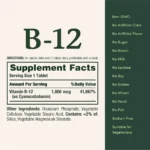 Nature's Bounty Vitamin B12 1000mcg, 100 Tablets - Image 3