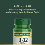 Nature's Bounty Vitamin B12 1000mcg, 100 Tablets - Image 2
