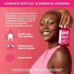 Goli Women’s Multivitamin Gummies - 60 Count - All 13 Essential Vitamins, and Key Minerals - Image 3