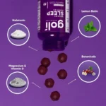 Goli Dreamy Sleep Gummy - 60 Count - Melatonin, Vitamin D, Magnesium, and Lemon Balm Extract - Image 5