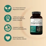 Naturebell Magnesium Complex 1,000mg, 240 Capsules | Triple Magnesium Complex with Glycinate, Citrate, Malate - Image 4
