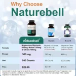 Naturebell Magnesium Complex 1,000mg, 240 Capsules | Triple Magnesium Complex with Glycinate, Citrate, Malate - Image 5