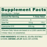 Spring Valley Rapid Release CoQ10 Softgels, 200mg, 150 Count - Image 3