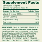 Spring Valley Calcium, Magnesium & Zinc Plus Vitamin D Coated Caplets, 250 Count - Image 4