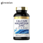 Carlyle Calcium Magnesium Zinc Vitamin D3 with Boron 300 Vegetarian Caplets
