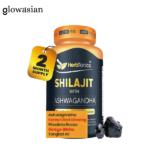 Herbtonics Shilajit for Men & Women with Ashwagandha, Korean Red Ginseng, Rhodiola Rosea, Ginkgo Biloba, Tongkat | 60 Vegan Capsules - Image 2