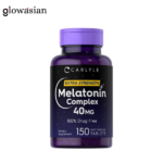 Carlyle Melatonin 40mg Complex | 150 Fast Dissolve Tablets | Extra Strength Support