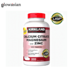 Kirkland Signature Calcium Citrate Magnesium and Zinc With Vitamin D3- 500 Tablets