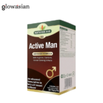 Natures Aid Active Man Tablets – High Strength Formula with Zinc, Maca, Ginseng & Damiana for Men’s Health, Energy & Vitality (60 Tablets)