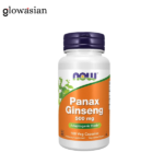Now Panax Ginseng (500 mg) Adaptogenic Herb (100 Veg)Capsules