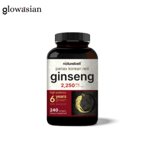 Korean Red Ginseng 2,250mg Per Serving, 240 Softgels