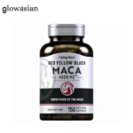 Piping Rock Maca Root Capsules - 150 Capsules | Red, Yellow & Black Blend for Women and Men | Energy & Vitality Support