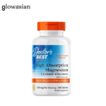Doctor's Best High Absorption Magnesium Glycinate Lysinate Supplement for Sleep Support - Chelated Magnesium Tablets for Women & Men, 200mg per Serving, Supports Calm & Relaxation, Vegan - 240 Count