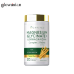Carlyle Magnesium Glycinate with Ashwagandha 2740mg Complex 120 Capsules