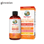 MaryRuth's Liquid Multivitamin+Hair Growth Clinically Tested for Thicker Hair & Facial Wrinkles in Women 450ml