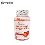 Nature Glow Glutathione Collagen Glow Strawberry Flavor, 60 Organic Chewable Gummies