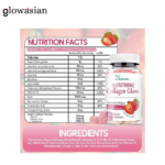 Nature Glow Glutathione Collagen Glow Strawberry Flavor, 60 Organic Chewable Gummies - Image 2