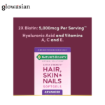 Nature's Bounty Advanced Hair, Skin & Nails, Argan-Infused Vitamin with Biotin and Hyaluronic Acid, 150 Softgels, - Image 2
