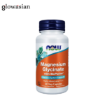 NOW Supplements Magnesium Glycinate 200mg – 60 Veg Capsules