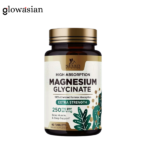 Nature's Nutrition Magnesium (Glycinate) - Magnesium Supplement for Heart Health, Nerve, Muscle, Bone, and Sleep Support - 100% Chelated & High Absorption - 250 mg per Serving - Gluten Free, Vegan, Non-GMO - 60/120 Capsules