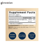 Magnesium Glycinate 500mg, 240 Capsules - Image 2