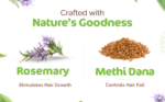 Mamaearth Rosemary Anti Hair Fall Shampoo with Rosemary & Methi Dana 250 ml - Image 2