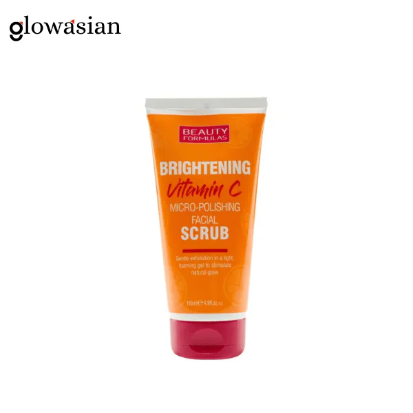 Beauty Formulas Brightening Vitamin C Facial Scrub – Micro-Polishing Glow Booster (150ml) - Image 1