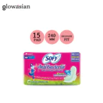 Sofy Antibacteria Sanitary Napkin (240mm) Regular -15Pads