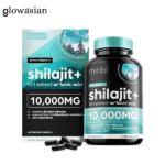 Thinbi Pure Himalayan Shilajit Organic Capsules with Fulvic Acid & Trace Minerals - 90 Count