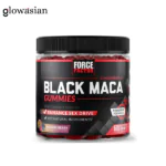 Force Factor Black Maca Gummies – Energy, Strength, Drive & Libido Support for Men & Women (Passion Berry Flavor, 60 Gummies)