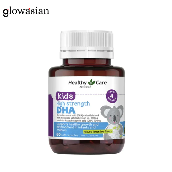 Healthy Care Kids High Strength DHA 60 Capsules - Image 1